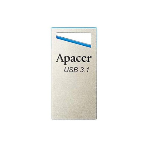 Apacer USB flash disk, USB 3.0, 128GB, AH155, stříbrný, AP128GAH155U-1, USB A, s poutkem