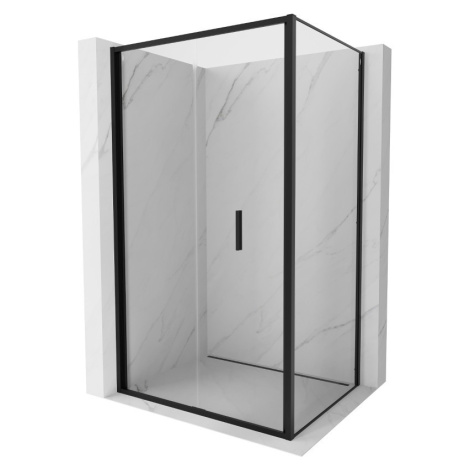 MEXEN/S Exo sprchový kout skládací dveře 70 x 80, transparent, černá 816-070-080-70-00