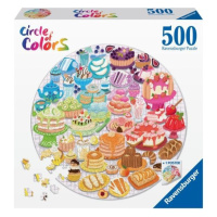 Ravensburger Puzzle - Barevné dezerty 500 dílků