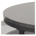 Konferenční stolek Stafori - set 2 kusů (černá)