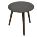 Asko a.s. ELLIE - odkládací stolek kulatý sv. šedý průměr 50 cm