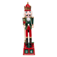 Vánoční figurka | NUTCRACKER | adventní kalendář s louskáčkem | 42 cm | 867786