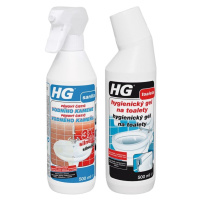 Akční balíček HG pěnový čistič vodního kamene 3x silnější HGPCVK3 a HG hygienický gel na toalety