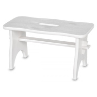 Dřevěná stolička- bílá