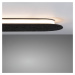 Paulmann Paulmann LED nástěnné svítidlo Tulga, 45 x 20 cm, antracit, plsť