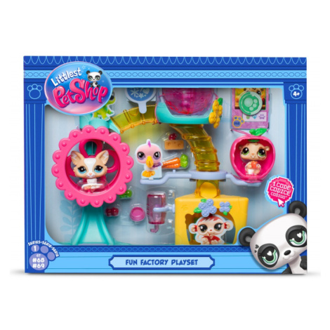 TM Toys Littlest Pet Shop: továrna zábavy s 2 figurkami