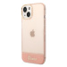 Guess GUHCP14SHGCOP hard silikonové pouzdro iPhone 14 6.1" pink Translucent