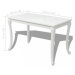 Jídelní stůl vysoký lesk bílý Dekorhome - POSLEDNÍ KUS,Jídelní stůl vysoký lesk bílý Dekorhome -