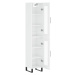 vidaXL Skříň highboard bílá s vysokým leskem 34,5x34x180 cm kompozit