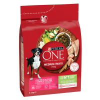 PURINA ONE Medium/Maxi Weight Control Sterilised s krocanem - výhodné balení: 2 x 2,5 kg