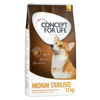 Concept for Life granule - 10 + 2 kg zdarma! - Medium Sterilised