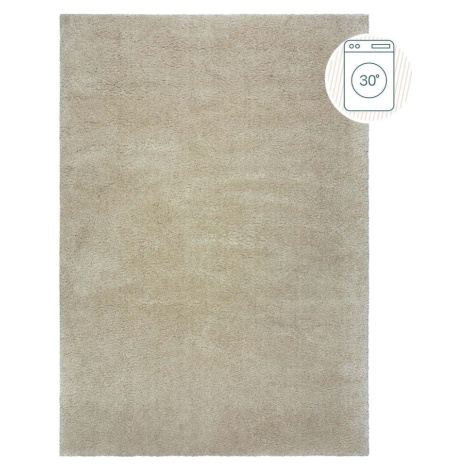 Béžový pratelný koberec z recyklovaných vláken 80x150 cm Fluffy – Flair Rugs
