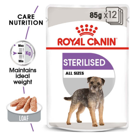 ROYAL CANIN STERILISED kapsička pro kastrované psy 12× 85 g