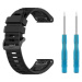 FIXED Silicone Strap řemínek pro Garmin QuickFit (26mm) černý