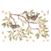 Arch samolepek 30x42 cm Branch And Sparrows – Lilipinso