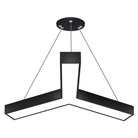 LED svítidlo pracovní elipsovité 24W 8xSMD WL5024 voděodolné, otřesuvzdorné černá Interlook