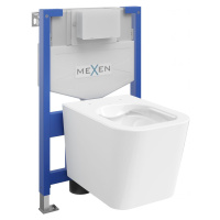 MEXEN/S WC předstěnová instalační sada Felix XS-F s mísou WC Teo, bílá 6803385XX00