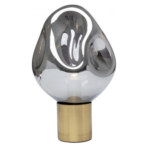 KARE Design Stolní lampa Dough - stříbrná, 38cm