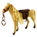 mamido  Figurka jezdce s béžovým koněm