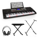 SCHUBERT Etude 450, set cvičný elektronický klavír, studiové sluchátka, stojan na klávesy, stoli