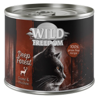 Wild Freedom zkušební balení: 400 g suché krmivo + 6 x 200 g mokré krmivo - 400g Wild Hills kach