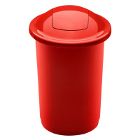 Odpadkový koš na tříděný odpad Top Bin 50 l, červená