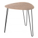 Přístavný stolek BRISA 1 přírodní/černá