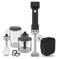 KitchenAid bezdrátový tyčový mixér s příslušenstvím 5KHBRV75 GO, s baterií