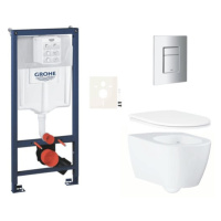 Závěsný wc set do lehkých stěn / předstěnová montáž Grohe Essence SIKOGRSESSCP00