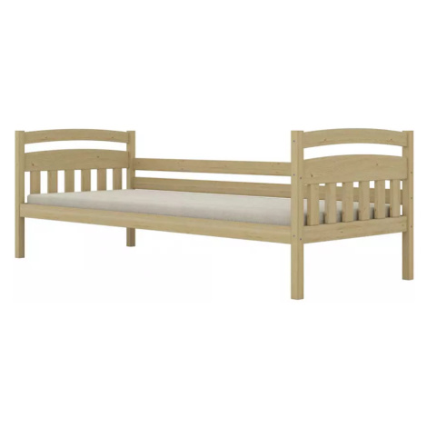 Postel Tosia standard 90x200 přírodní, lakovaná BAUMAX