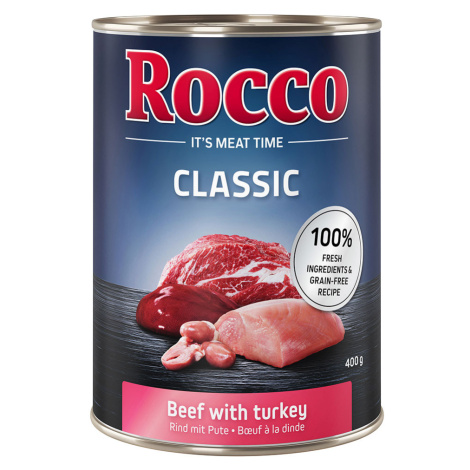 Rocco Classic 24 x 400 g - Hovězí s krůtou