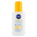 Nivea SUN Sensitive OF50+ dětský opalovací sprej 200 ml