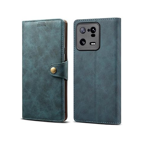 Lenuo Leather flipové pouzdro pro Xiaomi 13 Pro, modrá