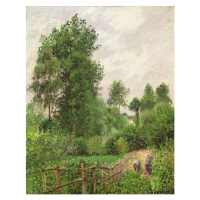 Obrazová reprodukce Paysage, temps gris a Eragny, 1899, Camille Pissarro, 30 × 40 cm