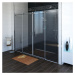 Gelco DRAGON sprchové dveře 1700mm, čiré sklo