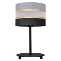 Stolní lampa HELEN 1xE27/15W/230V černá/šedá/zlatá