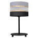 Stolní lampa HELEN 1xE27/15W/230V černá/šedá/zlatá