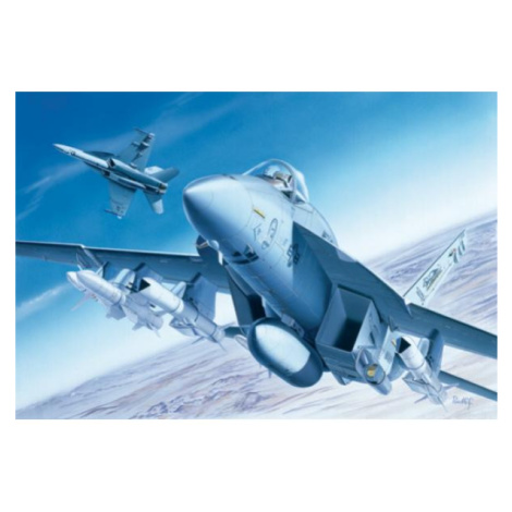 Model Kit letadlo 0083 - F / A-18E SUPER HORNET (1:72) Italeri