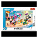 Trefl Puzzle Mickey Mouse a Minnie - Zábava na pláži / 15 dílků