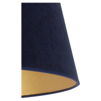 Duolla Stínidlo na lampu Cone výška 18 cm, modrá/zlatá