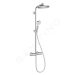 HANSGROHE Crometta Sprchový set S 240 Showerpipe s termostatem, EcoSmart 9 l/min, chrom 27268000