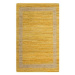 Ručně vyráběný koberec juta žlutý 160x230 cm