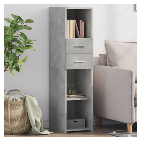 vidaXL Skříň highboard betonově šedá 30x42,5x124 cm kompozitní dřevo