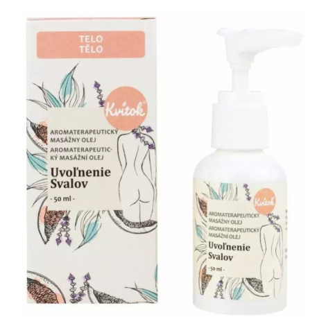 Kvitok – Aromaterapeutický masážní olej Uvolnění svalů 50 ml