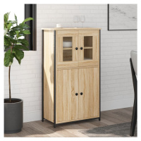 vidaXL Skříň highboard dub sonoma 62 x 32 x 106,5 cm kompozitní dřevo