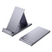 Vention Portable 3-Angle Cell Phone Stand Holder for Desk Gray Aluminium Alloy Type