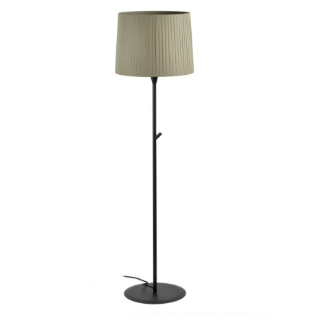 FARO SAMBA černá/skládaná zelená stojací lampa