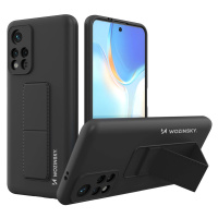 Wozinsky Kickstand Case silikonové pouzdro se stojánkem pro Xiaomi Redmi Note 11S / Note 11 čern