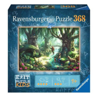 Ravensburger 12955 exit kids puzzle: v magickém lese 368 dílků