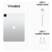 Apple iPad Pro 12.9 (2022) 128GB Wi-Fi + Cellular Silver MP1Y3FD/A Stříbrná